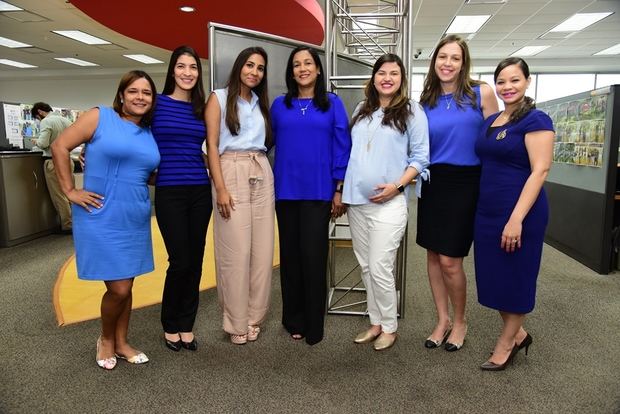 Silvia Germán, Lil Ramírez, Cyndrick Gil, Trinidad Mariñez, Ambar Mejía, Lea Contreras y Anabell Vilchez