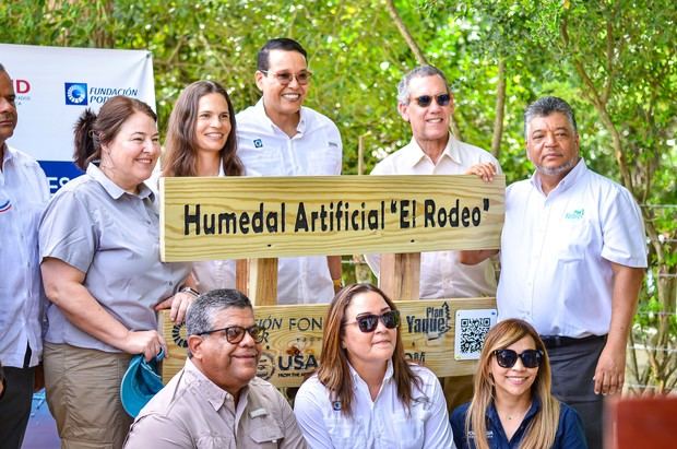 USAID y Fundación Popular inauguran remodelación de acueducto rural y un humedal en Santiago Rodríguez