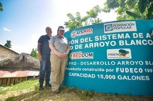 USAID y Fundación Popular inauguran remodelación de acueducto rural y un humedal en Santiago Rodríguez