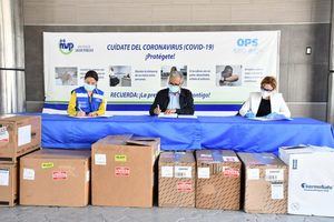 La OPS dona equipos e insumos para enfrentar la pandemia de Covid-19