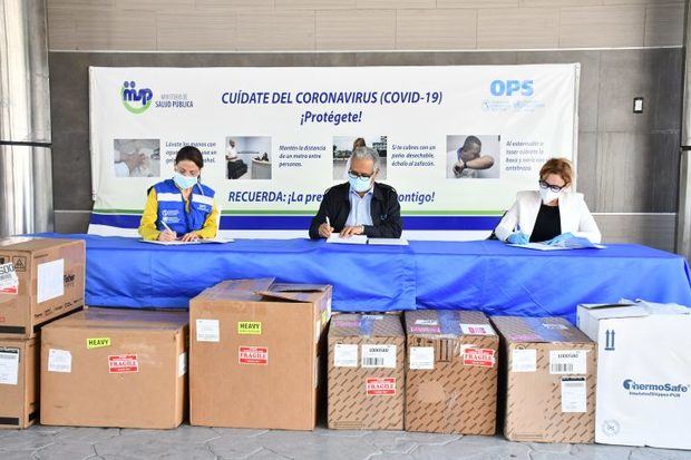 La OPS dona equipos e insumos para enfrentar la pandemia de Covid-19.