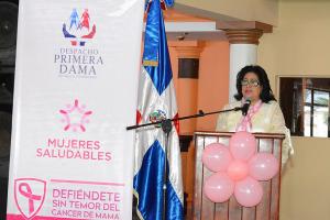 Cristina Lizardo encabeza acto-conferencia sobre cáncer de mama