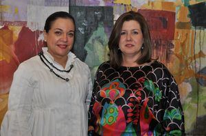 Fabiola Herrera de Valdez y Lucile Houellemont.