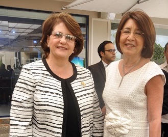 María Victoria  Menicucci y  Margarita de Yunén