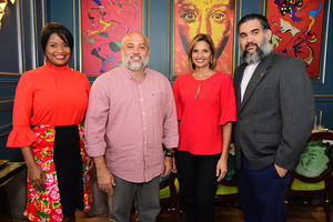 Zoila De León, Danny Lantigua, Jenny Abreu y Nelson Dumé.