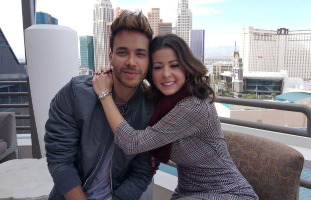 Prince Royce con Dafne Guzmán.