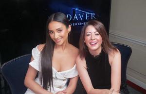 Dafne desde México con la protagonista de CADÁVER