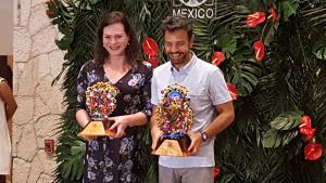 Eugenio Derbez y Daniela Vega reconocidos por V Premios Platino