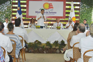 Ministerio de Turismo deja iniciada construcción Previsiones Sanitarias de Las Galeras en Samaná