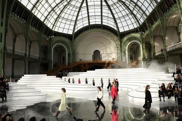 Desfile de Chanel en París el 3 de marzo de 2020.