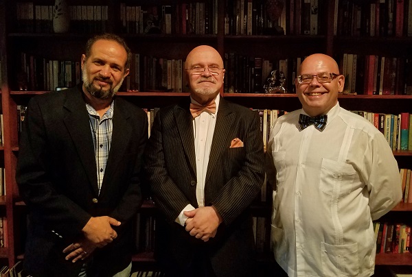 Dionys Díaz, Angel Luis Fernández y Adán Benedetti 