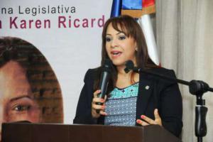 Karen Ricardo asegura ley de partidos políticos garantiza transparencia
