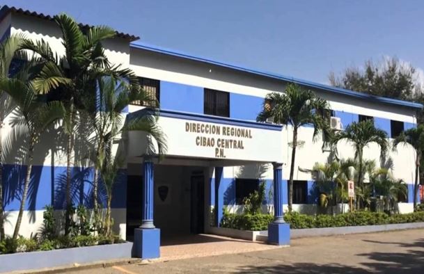 Edificio de la Policía Nacional de la región del Cibao Central.