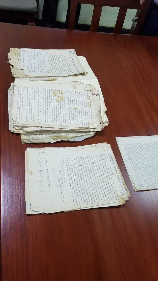 Documentos donados al AGN.