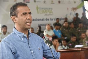 Director general del Plan Nacional de Manejo Integral de Residuos Sólidos “Dominicana Limpia”, Domingo Contreras.