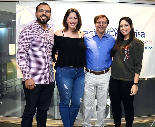 Domingo Abreu,  Claudia  Ramirez, Giancarlo Brache,  e Ycel Rodriguez. 