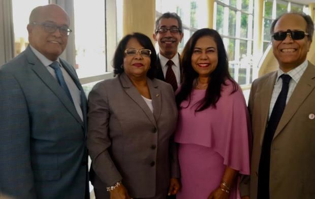 José Silié Ruiz, Emma Polanco, Milena Cabrera y Santiago Valenzuela.