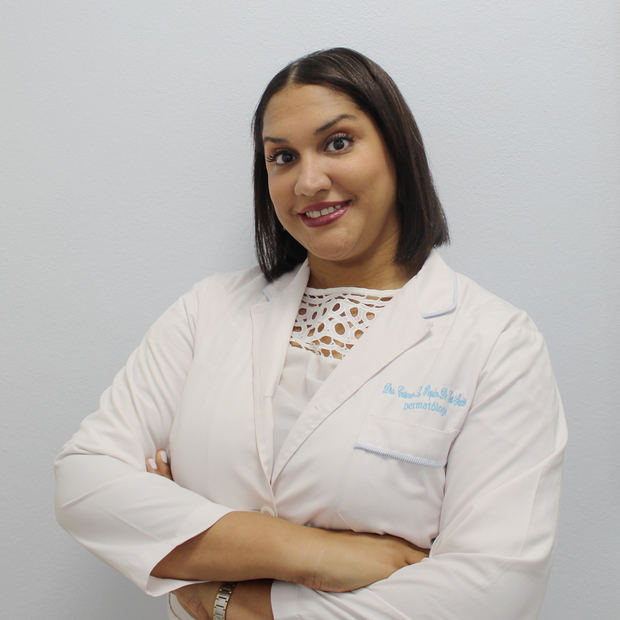 Dra. Carmen Pepén, dermatóloga.