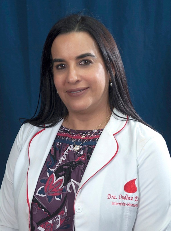 Dra. Odina Espinal presidente de la Sociedad Dominicana de Hematologia