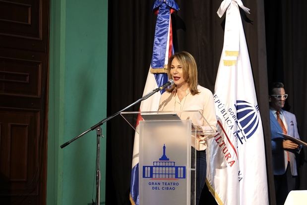 Milagros Germán, ministra de Cultura.