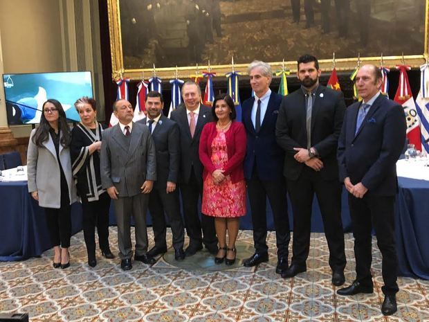 Eduardo Selman durante la reunión de los secretarios y ministros de Cultura de América Latina y el Caribe 