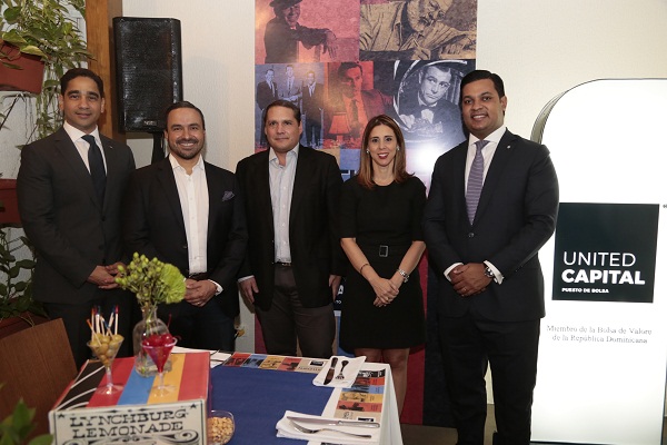 Edward Baldera, Javier Tejada, Gustavo Martínez, Marta Betances y Nelson Guerrero