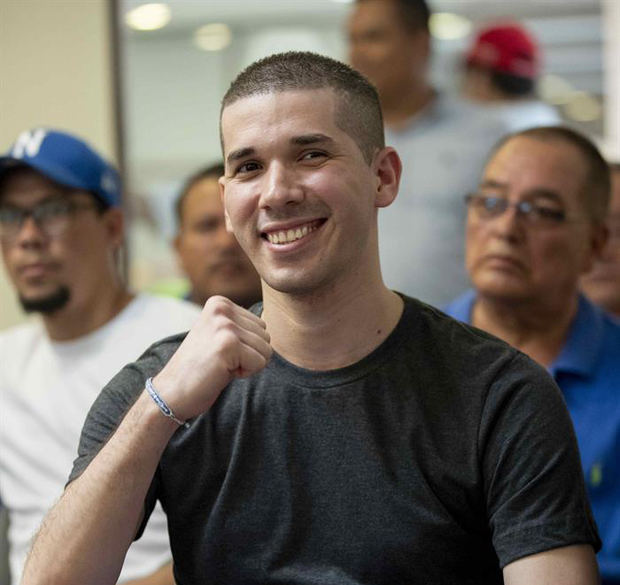 Líder estudiantil nicaragüense Edwin Carcache.