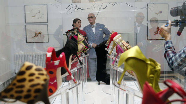 Manolo Blahnik y sus zapatos.