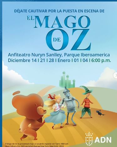 Última función de la obra "El Mago de Oz" abierta al público en el Anfiteatro Nuríy Sanlley