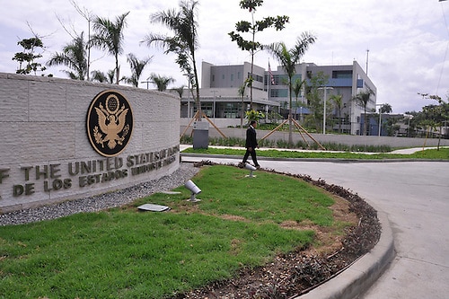 Embajada de Estados Unidos en Santo Domingo.