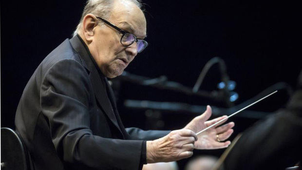 Compositor italiano Ennio Morricone.