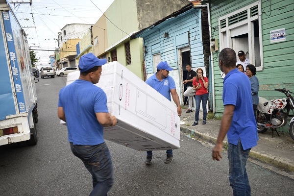 Entrega de electrodoméstico