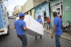 Plan Social entrega electrodomésticos a hogares de escasos recursos