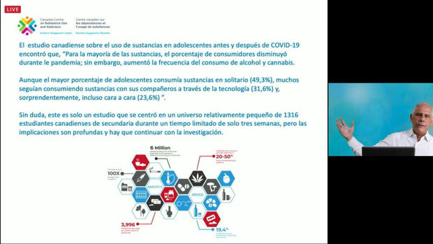 Revelan impacto en la salud mental e incremento de consumos de sustancias en adolescentes, fruto de la pandemia