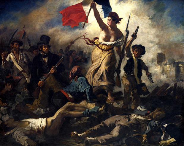 La Libertad guiando al pueblo (La Liberté guidant le peuple) es un cuadro pintado por Eugène Delacroix en 1830 y conservado en el Museo del Louvre de París y uno de los más famosos de la historia.