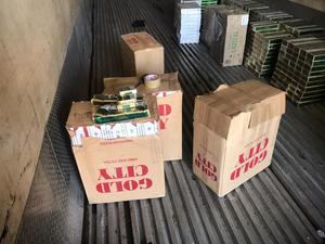 Descubren otro millonario contrabando de cigarrillos en almacén 