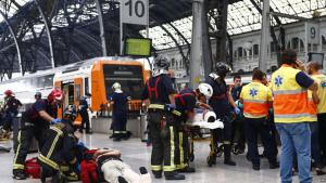 Accidente de tren en España deja unos 50 heridos 