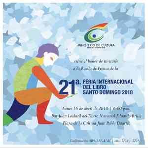 Rueda de prensa de la 21° Feria Internacional del Libro Santo Domingo 2018