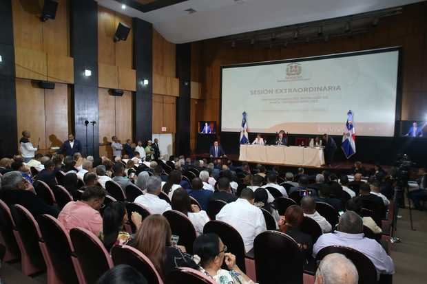 Sesión del Senado de la República.