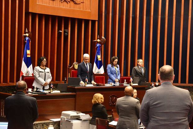 Sesión en el Senado.