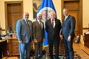 Presidente Senado se reúne en OEA con Luis Almagro para “Parlamentos y Prosperidad para las Américas”