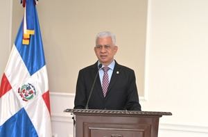 Presidente del Senado, Ricardo de los Santos.