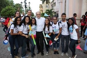 Participantes en la peregrinación