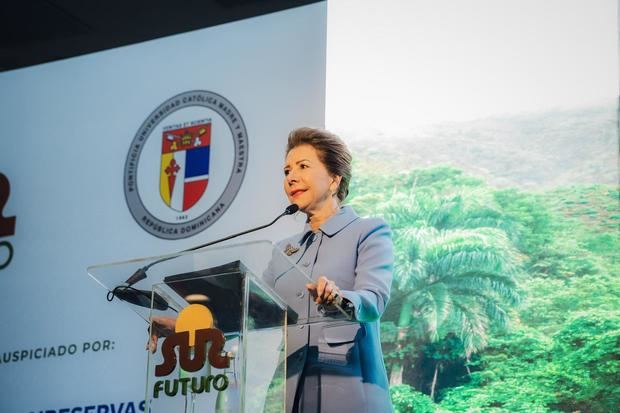 Melba Segura de Grullón, presidenta Sur Futuro.