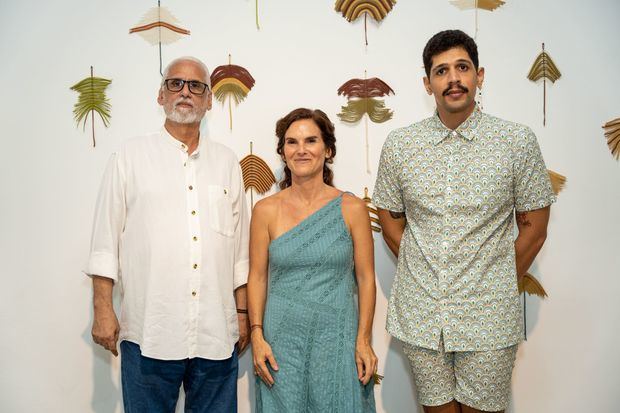 Tommy García, Raquel Paiewonski y Víctor Martínez.