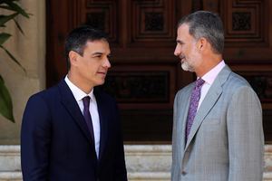 El rey completa con Sánchez la ronda de consultas