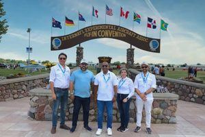 Bandera dominicana ondea por primera vez entre países anfitriones en feria de aviación en EE.UU.