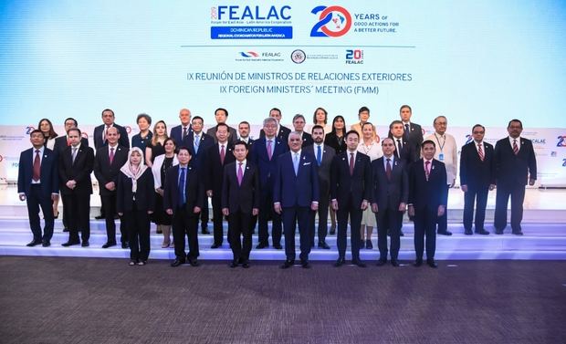 Apertura de la sesión de trabajo de la IX Reunión de Ministros de Relaciones Exteriores de Focalae .