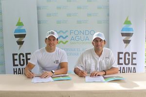 EGE Haina firma acuerdo de colaboración con Fondo Agua