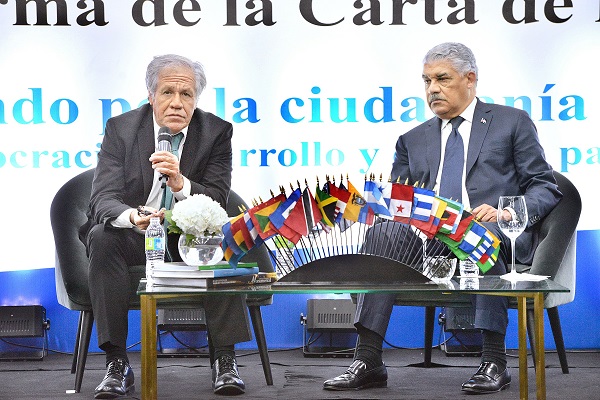 Luis Almagro en su intervención